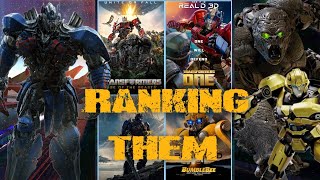 RANKING EVERY TRANSFORMERS MOVIE From The 86 movie to Transformers One [upl. by Ima]