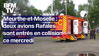 MeurtheetMoselle ce que lon sait de la collision entre deux avions Rafale [upl. by Otreblada]