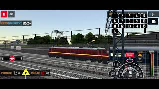 Indian train simulator game 🎯 Rajadhani express Indiantrainsimulator1 super game [upl. by Aymik]