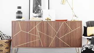 Midcentury Modern IKEA Hack Sideboard [upl. by Launamme638]