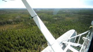 Retour en hydravion et aperçu des coupes à blanc [upl. by Adnotal]