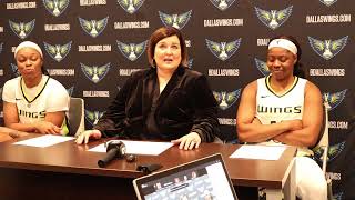 DALLAS WINGS POST GAME PRESS CONFERENCE 071724 wnba dallaswings [upl. by Wallford194]