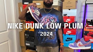 Nike Dunk Low Plum 2024 On Feet Review [upl. by Valonia]