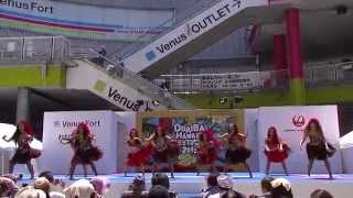 20140502お台場 Sandiis Hula Studio Tahitian Medley [upl. by Ahkos109]