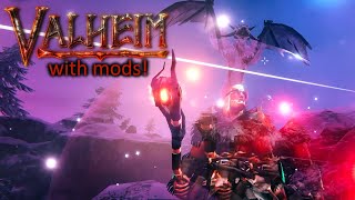 Kill Moder again Ice Scepter  Valheim with mods  36 [upl. by Gurney675]