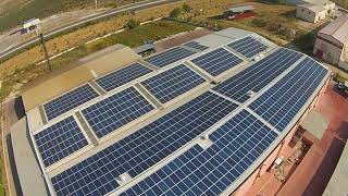 AXITEC solar modules in commercial rooftop installation in Turkey [upl. by Sholes]