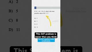 This SAT problem is easier than it looks👀 digitalsat satprep [upl. by Enicul138]