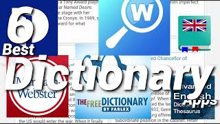 6 Best Dictionary Apps  AndroidiOS  Improve Your Vocabulary [upl. by Neehar]