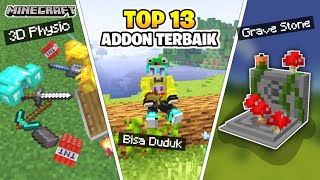 13 ADDON MCPE 121 Terbaik amp Keren Untuk Survival Kamu Harus Coba【 MCPE Indonesia 】 [upl. by Hulda]