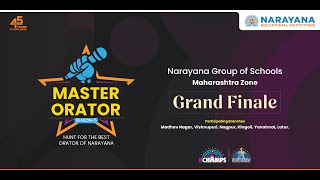 Narayana e TechnoMOC Master Orator contest Nanded [upl. by Amitie]