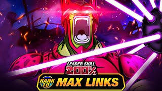 THIS IS THE 2ND BEST UNIT IN DOKKAN LEVEL 10 LINKS 100 LR CELL MAX DBZ Dokkan Battle [upl. by Yeloc]