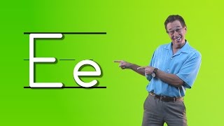 Learn The Letter E  Lets Learn About The Alphabet  Phonics Song for Kids  Jack Hartmann [upl. by Sansone]