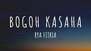 Rya Fitria  Bogoh Kasaha Lirik  Lagu Sunda  Sundanese Ethnic [upl. by Cal453]