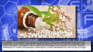 Curso Homeopatia Fitoterapia  Cursos Online [upl. by Nairadal625]