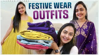 Myntra Festive Wear Outfits Under Budget  HeavenlyHomemade [upl. by Petty396]