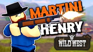 Martini Henry Rifle Review  The Wild West Roblox [upl. by Lyrahs]