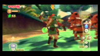 The Legend of Zelda Skyward Sword Walkthrough Kikwi Hunt  Lopsa [upl. by Harwilll]