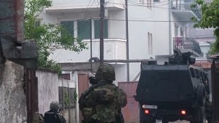 Clashes in Kumanovo  Macedonian Special Forces and Police in Urban Firefight [upl. by Colvert]