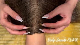 ASMR Upclose Scalp Sounds amp Hair Triggers  Hair Brushing Scratching Parting Attention Jade Comb [upl. by Uzzial593]