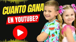 🤑 CUANTO GANA DIANA Y ROMA EN YOUTUBE [upl. by Gaskin]