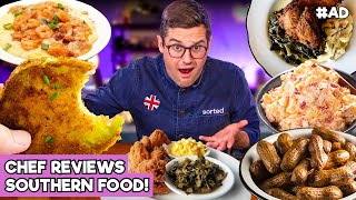 British Chef Reviews USA Southern Food  Sorted Special Ep 12 [upl. by Asserrac]