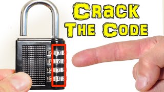 How to Crack the Code amp Open a Combination Padlock [upl. by Einnod]