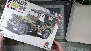 UNBOXING ITALERI Willys jeep MB 80th anniversary [upl. by Freeborn599]