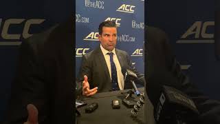 “I was there for them” … “ What can we do better”  Manny Diaz ACCKickoff [upl. by Enilec]