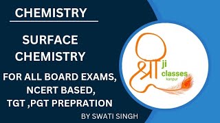 SURFACE CHEMISTRYCHEMISTRY 12th BYSWATISINGH Ashreejiclasses176 [upl. by Zamora]