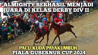 KELAS DERBY DIV II DENGAN JARAK TEMPUH 1400 M  RACE 13 [upl. by Resay]