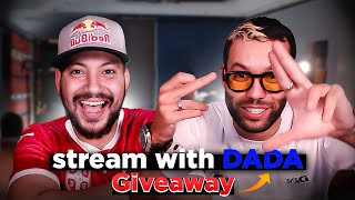 STREAM WITH DADA  3334 Merch giveaway  Made in Morocco [upl. by Otila]