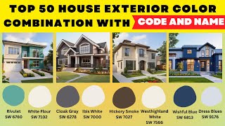 50 Sherwin Williams Exterior Paint Colors That Will Make Your House POP [upl. by Justinn]