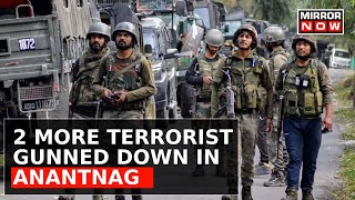 Anantnag Encounter Update  2 Terrorists Including LeT Commander Gunned Down By Indian Army [upl. by Sillaw784]