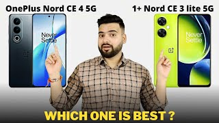 OnePlus Nord CE 4 vs OnePlus Nord CE 3 Lite  Full Comparison  Which one is Best [upl. by Hsenid]