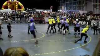 Rainy City Roller Girls V Glasgow Roller Derby  Tattoo Freeze Sur5al 2013 [upl. by Kirenoj]