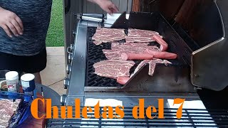 CHULETAS DE RES DEL 7 A LA PARRILLA [upl. by Hasin997]