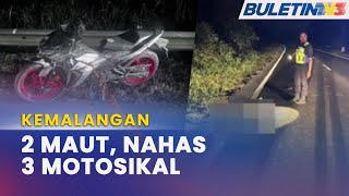 KEMALANGAN  Dua Maut Dalam Nahas Berasingan Babit 3 Motosikal [upl. by Isyad]