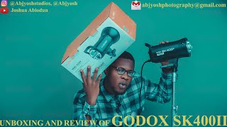 Unboxing amp InDepth Review of the GODOX SK400II Strobe [upl. by Estren]