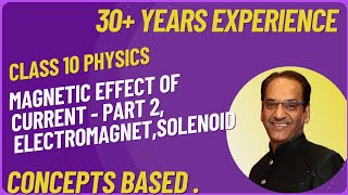 Solenoid and Electromagnet  Magnetic field due to a circular coil  Clock Rule [upl. by Joana]