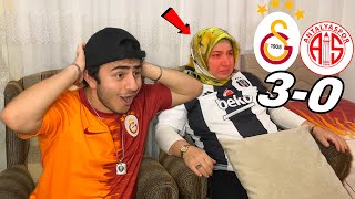 FANATİK ANNEMLE GALATASARAY ANTALYASPOR MAÇINI İZLERSEK GALATASARAY 30 ANTALYASPOR [upl. by Wyler906]