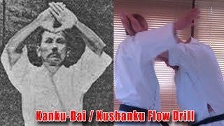 Practical Kata Bunkai Flow drill for the first quarter of KankuDai  Kushanku  Kosokun [upl. by Simmie]