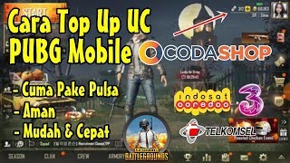 CARA TOP UP UC PUBG MOBILE DI CODASHOP VIA PULSA 100 BERHASIL [upl. by Groveman]