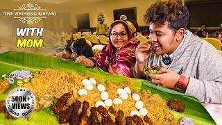 கல்யாண பந்தி Biriyani with அம்மா at OMR The Wedding Biriyani  Irfans View [upl. by Modesty]