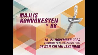 Majlis Konvokesyen ke68 UTM  Sesi Ke2 [upl. by Sunev]