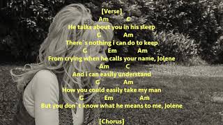 Jolene  Dolly Parton  Chords and Lyrics [upl. by Art]