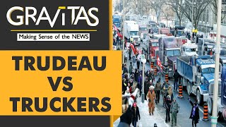 Gravitas Truckers protest turns into AntiTrudeau movement [upl. by Barber]