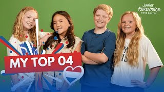 🇳🇱Junior Songfestival 2024 MY TOP 04 Netherlands Junior Eurovision 2024 [upl. by Judsen497]