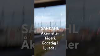 Vid Ljusdal Tågstation Sandahl hade rast Ganska långt tåg [upl. by Ayetal346]