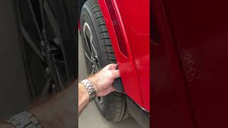 10 Second Equinox EV rear stone guard removal 1fastguard ev electric detailing Equinox mudflap [upl. by Ahidam690]