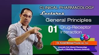 General Principles of Pharmacology Ar  01  Drug receptors and binding [upl. by Reh]